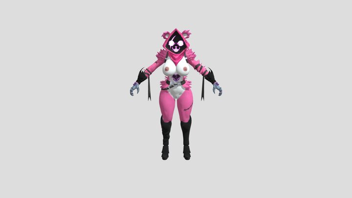 Raven team leader pink 3D Model