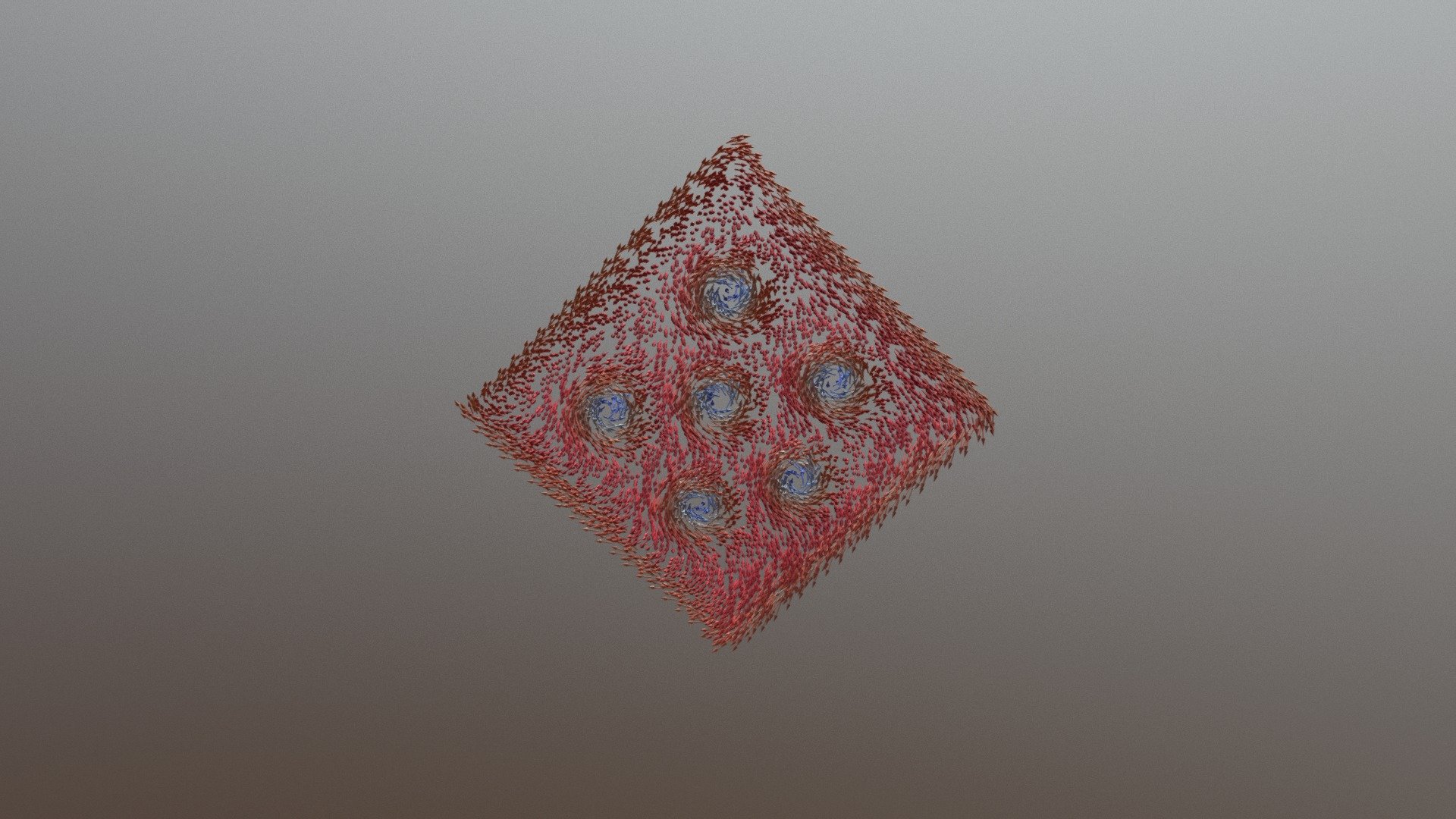 Multiple Skyrmions in an FeGe Sample