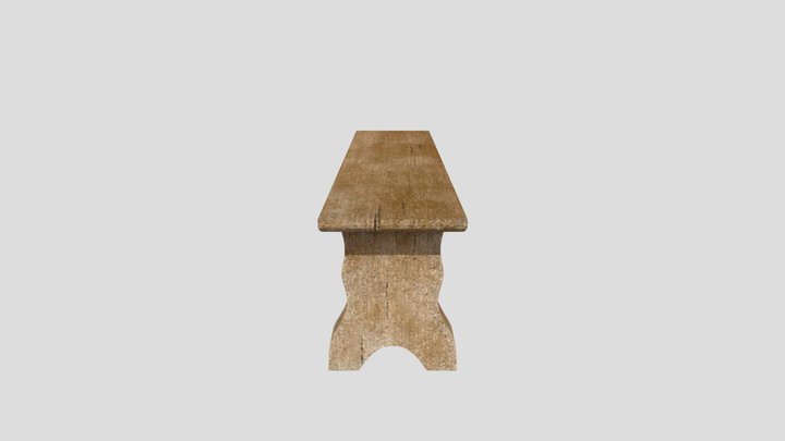 Bench 1 3D Model
