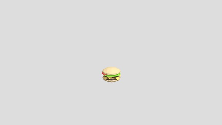 Hamburguesa 3D Model