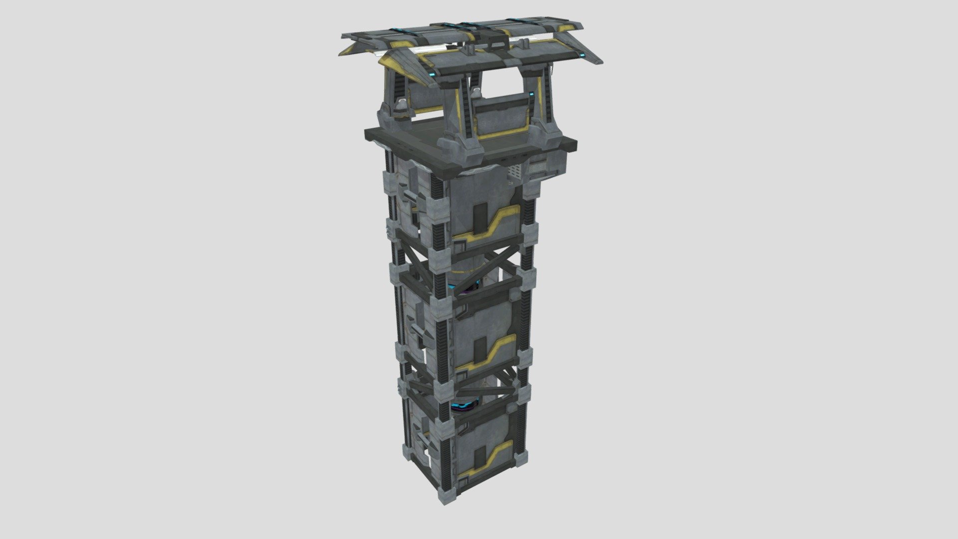Turret_Tower — Sketchfab embed 3D viewer
