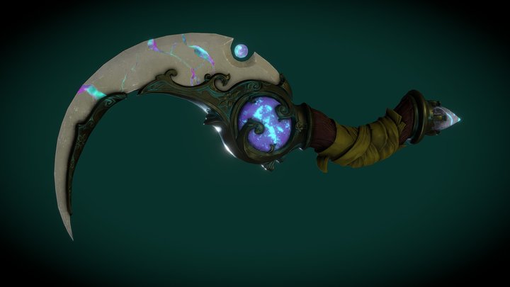 Blade of the Astral Gardener 3D Model