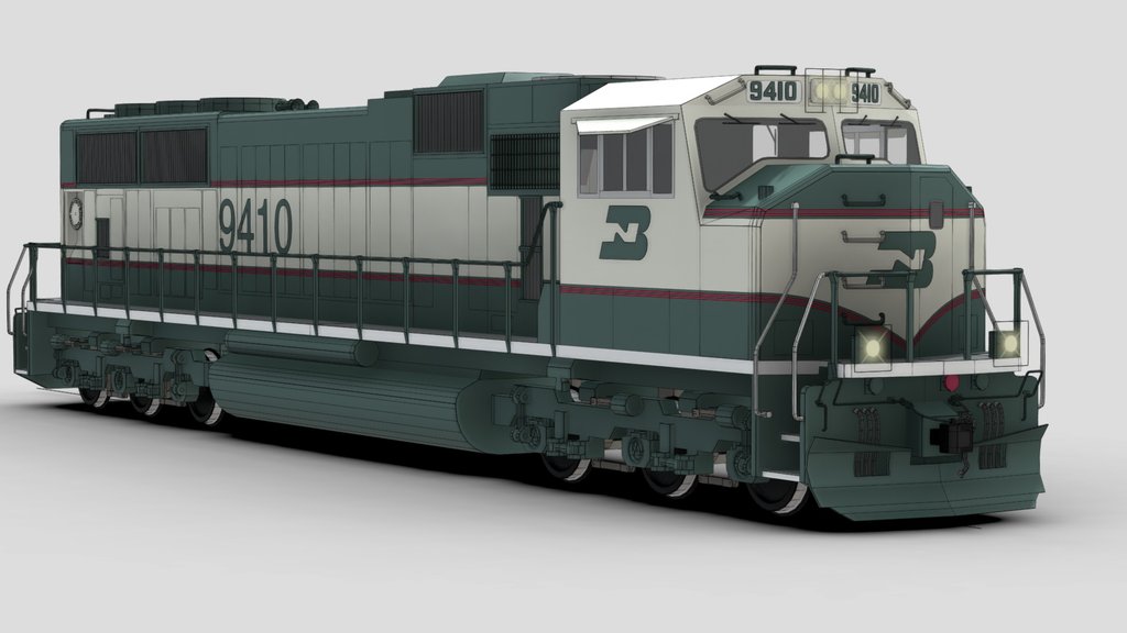 EMD SD70MAC BNSF