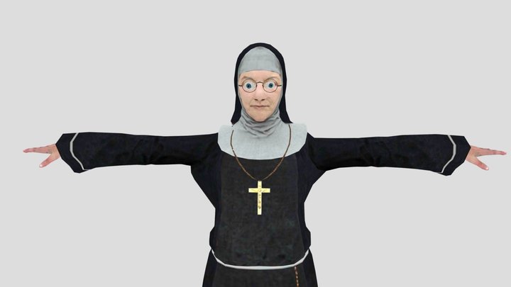 Nun Neighbor Escape | Nun 3D Model