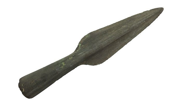 Lanzenspitze (Rohmodel) 3D Model