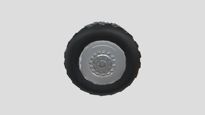 Military Tire 3D Model