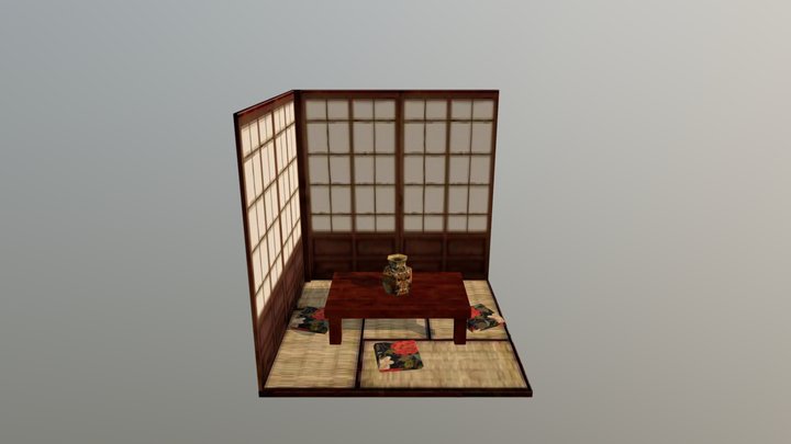 PS1_Japanese_Furnature 3D Model