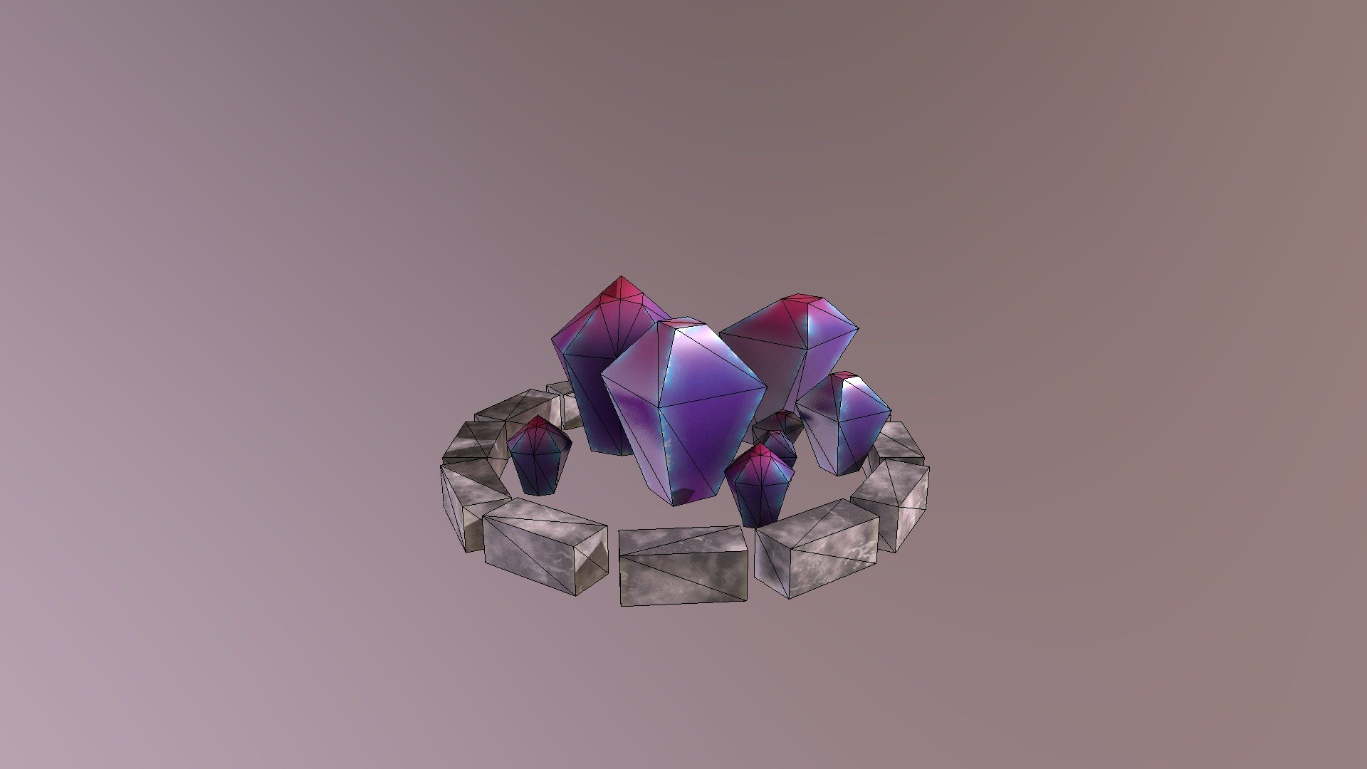 Crystal Firepit CLichnovsky