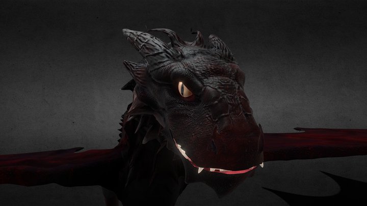 Balerion The Black Dread 3D Model