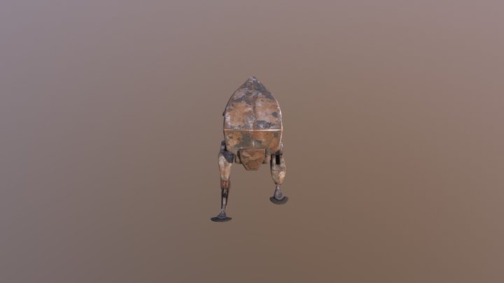 Robot Dino Walk 3D Model