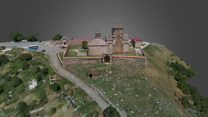 Gandzasar of Artsakh 3D Model
