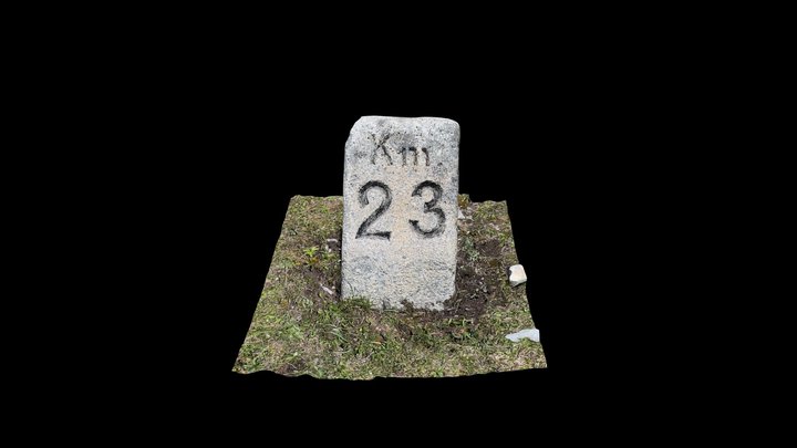 Milestone Klausenpass Km 23 von Altdorf – Free 3D Model STL