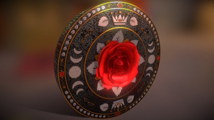ROYAL LABS - $ROSE 3D Token 3D Model