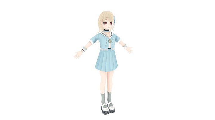 Kogara Toto (小雀とと) 3D Model