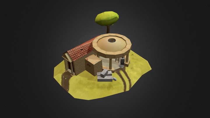 Roman house of a sculptor, 15 BC 3D Model