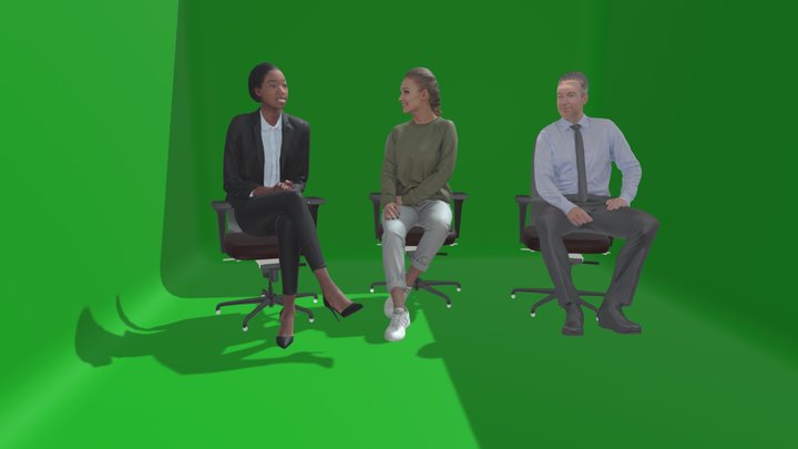 Green Room 3D Model