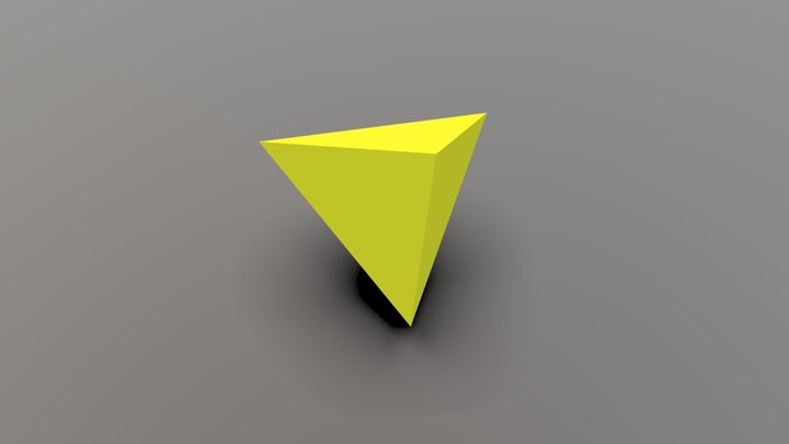Tetrahedron block 3D Model
