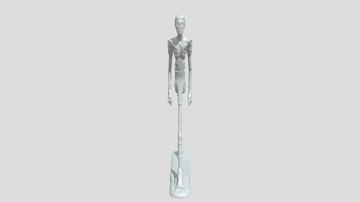 A thin walking figure 3D Model
