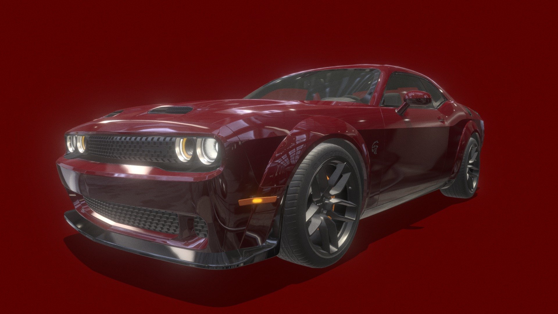Dodge Challenger SRT HCR (Project Cars 3) - Download Free 3D model by ...