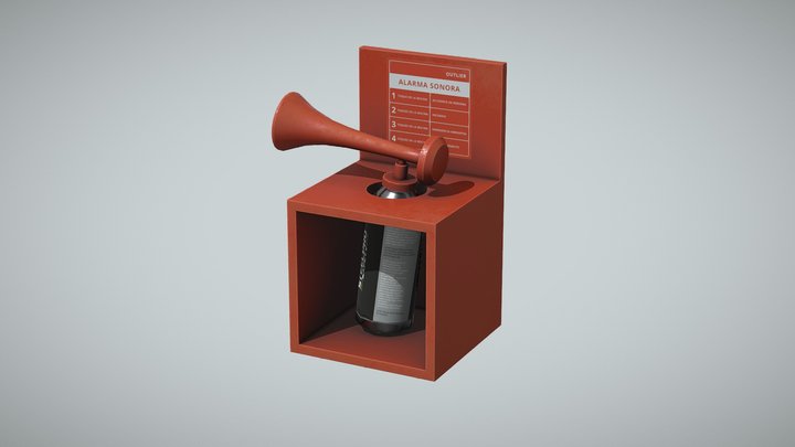 Alarm Sound 3D Model