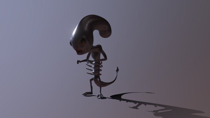 Alien Giger 3D Model