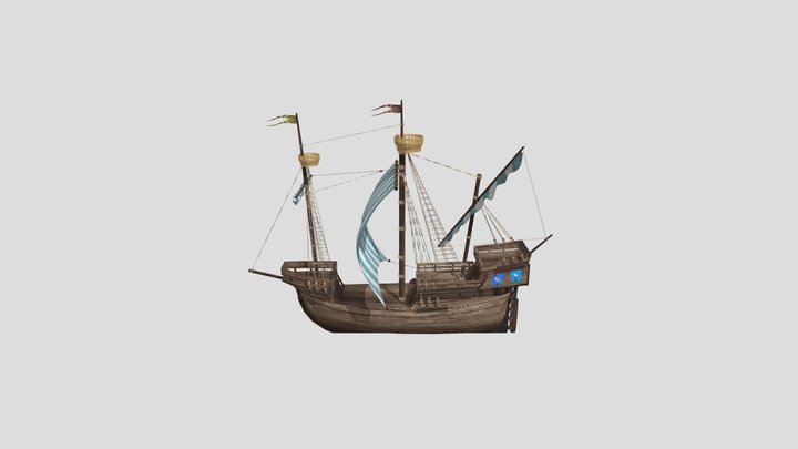 Ship_J 3D Model