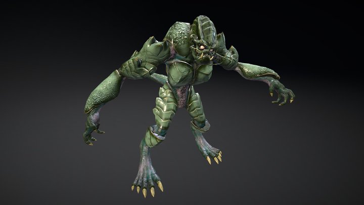 Beast LowPoly 3D Model