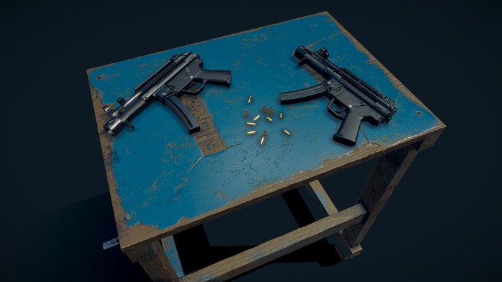 Gun 3D Model