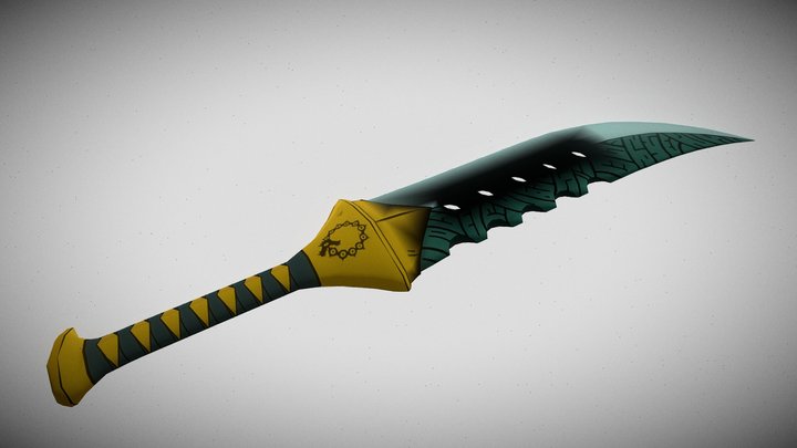 Lostvayne — Meliodas Weapon 3D Model