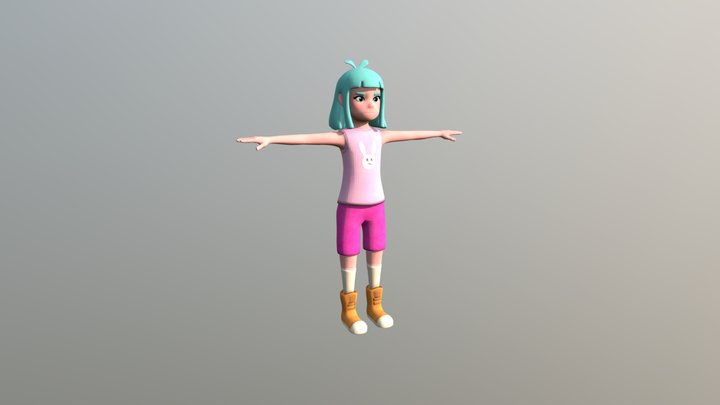 T-Pose 3D Model