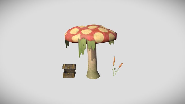 LowPolyProps 3D Model