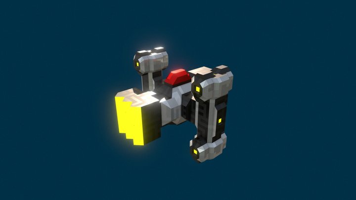 Hammer - Spaceship 3D Model