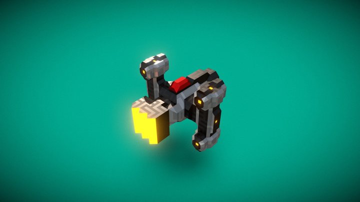 Hammer - Spaceship 3D Model