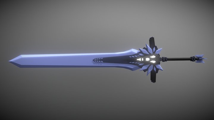 Crystal Sword - Sword 3D Model