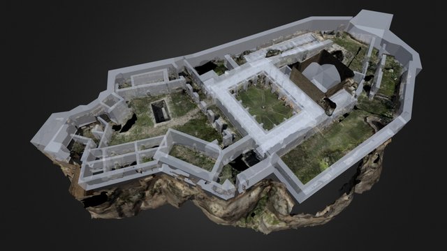 Castillo-Convento de Montesa 3D Model