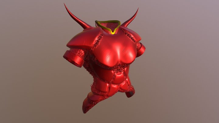 Demon Armor - Tibia 3D Model