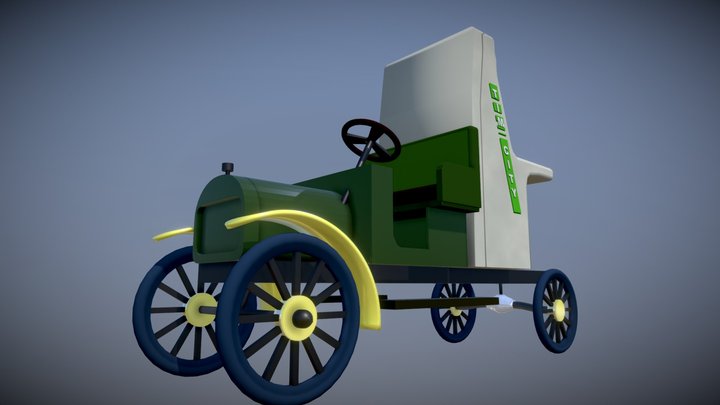 Garford Car-cade Machine 3D Model