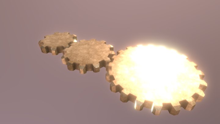 Dusty Gears 3D Model