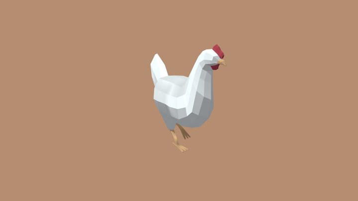 Chicken Walk 3D Model
