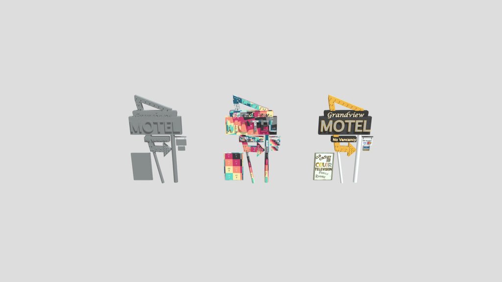 Grandview Motel Sign