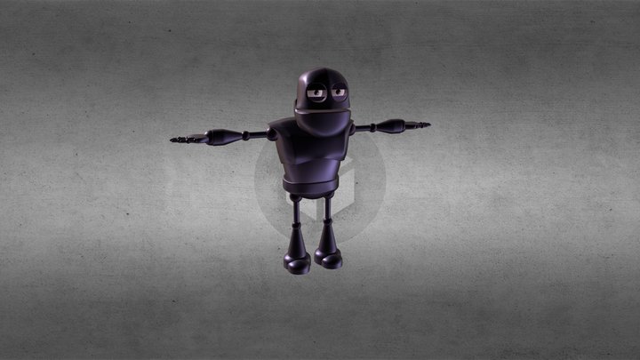 Bob the robot 3D Model