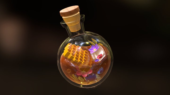 Honey Elixir 3D Model