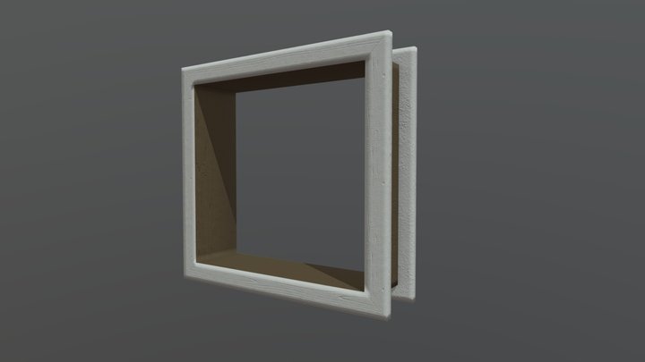 ChickenCoop Window/door frame 3D Model