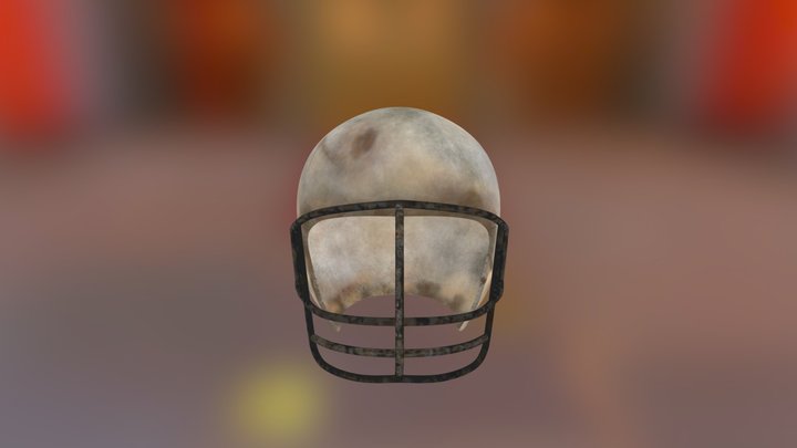 Post Apocalyptic Helmet 3D Model