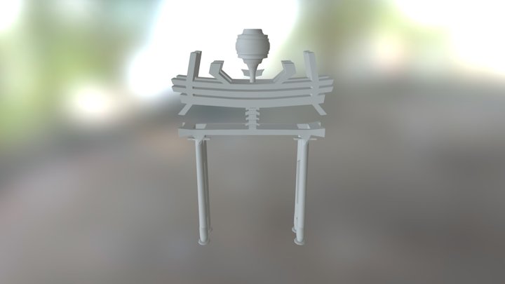 Portal LP FBX 3D Model