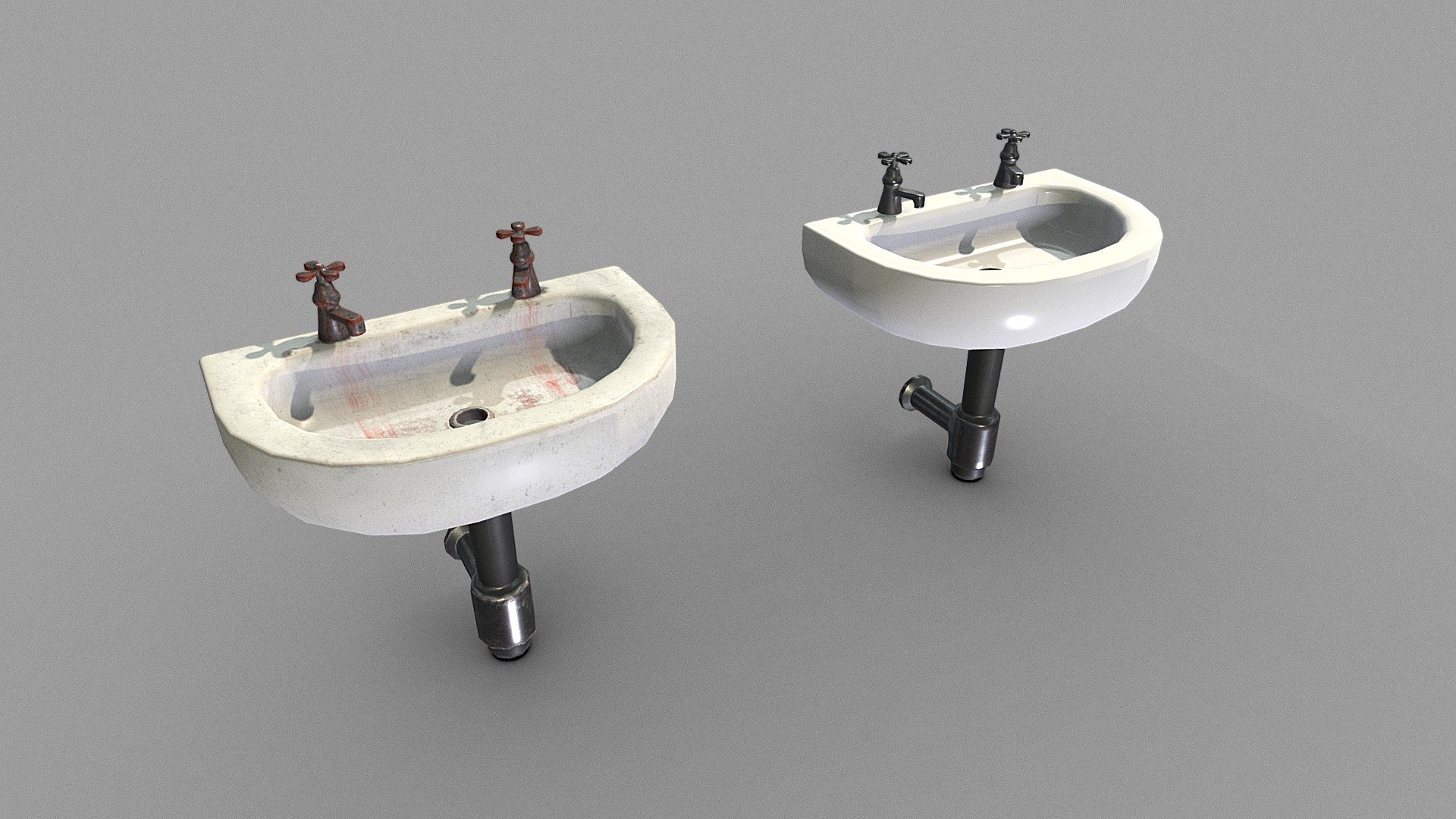 Sinks - Buy Royalty Free 3D model by Sousinho [0ba293a] - Sketchfab Store
