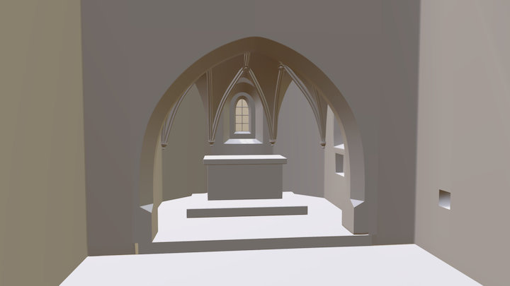 Cerkev Sv. Vid, Ajba. 3D Model