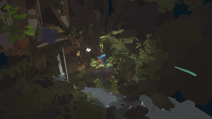 Otter-River Hut 3D Model
