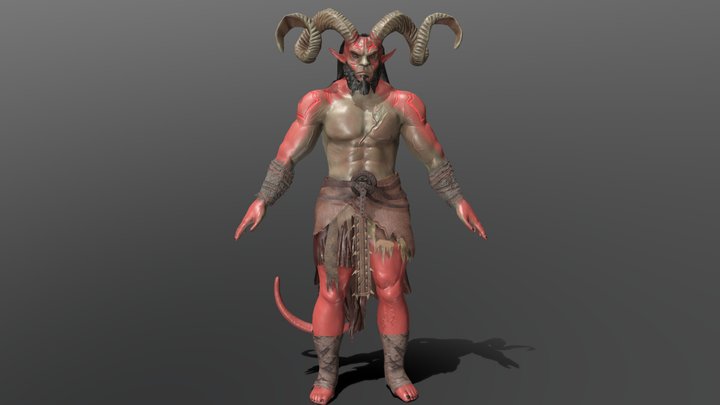 Naldrul - Character Creation Assignment 2 3D Model