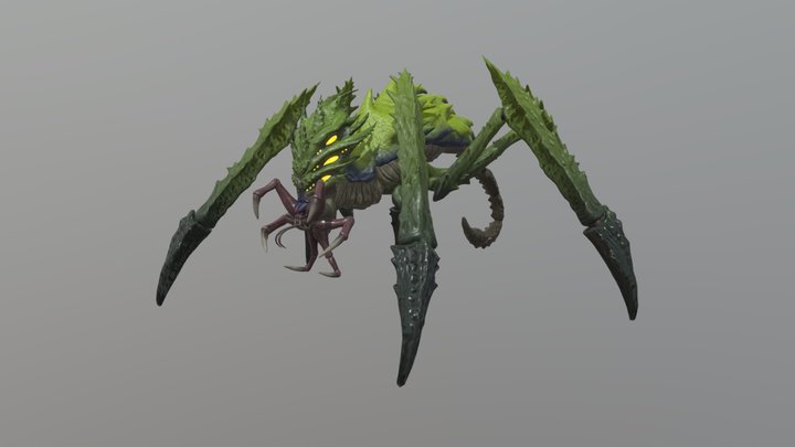 Alien-Bug 3D Model